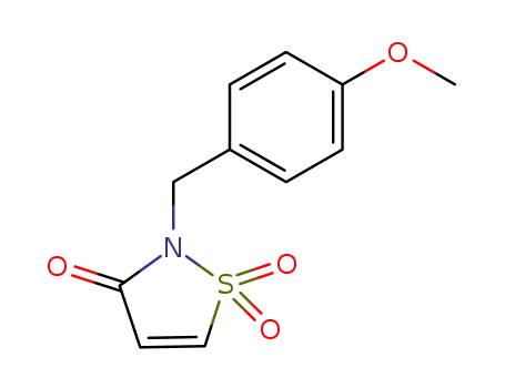 2-(p-methoxybenzyl)isothiazol-3(2H)-one 1,1-dioxide