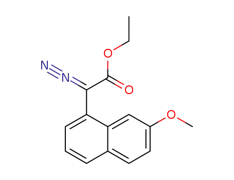 ethyl 2-[7-methoxy(1-naphthyl)]-2-diazoacetate