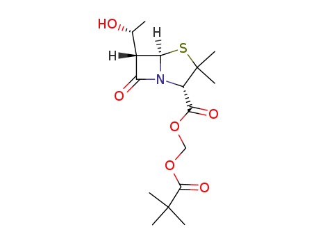 (pivaloyloxy)methyl 6α-<1(R)-hydroxyethyl>penicillanate