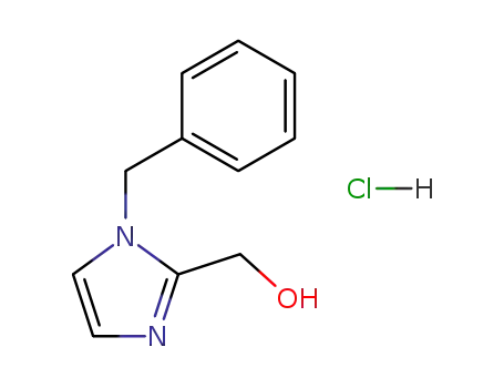 Molecular Structure of 5272-57-1 ((1-benzyl-1H-imidazol-2-yl)methanol)