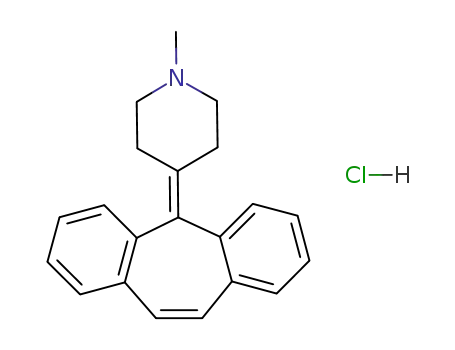 Hydron;1-methyl-4-(2-tricyclo[9.4.0.03,8]pentadeca-1(15),3,5,7,9,11,13-heptaenylidene)piperidine;chloride