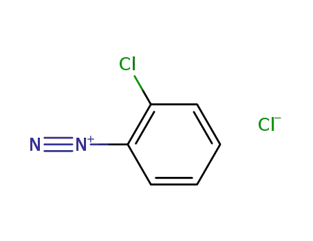 Molecular Structure of 89-90-7 (Benzenediazonium, 2-chloro-, chloride)