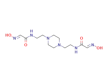 (2E)-2-(N-hydroxyimino)-N-[2-(4-{2-[(2E)-2-(N-hydroxyimino)acetamido]ethyl}piperazin-1-yl)ethyl]acetamide
