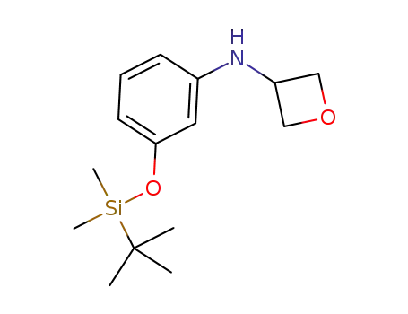 N-(3-((tert-butyldimethylsilyl)oxy)phenyl)oxetan-3-amine