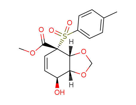 (3aR,4S,7S,7aR)-7-Hydroxy-4-(toluene-4-sulfonyl)-3a,4,7,7a-tetrahydro-benzo[1,3]dioxole-4-carboxylic acid methyl ester