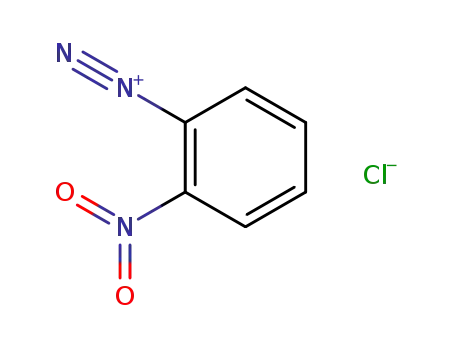 Molecular Structure of 119-66-4 (Benzenediazonium, 2-nitro-, chloride)