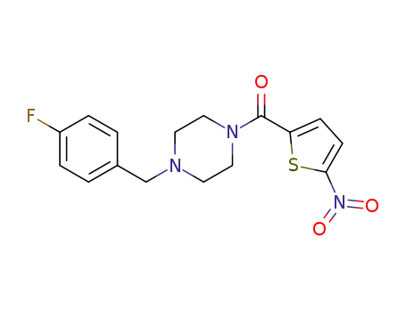 [4-(4-fluorobenzyl)piperazin-1-yl](5-nitro-2-thienyl)methanone