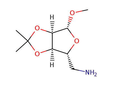 1-O-methyl-2,3-O-isopropylidene-5-amino-5-deoxy-β-D-ribofuranose