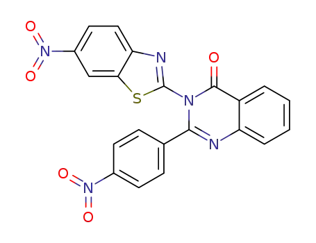 3-(6-nitrobenzothiazol-2-yl)-2-(4-nitrophenyl)quinazolin-4(3H)-one