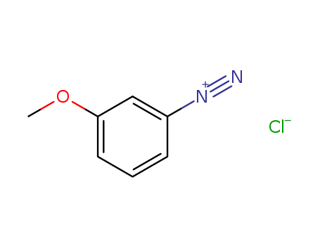 Benzenediazonium, 3-methoxy-, chloride