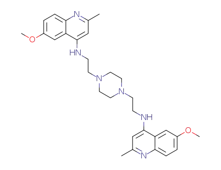 1,4-bis-[2-(6-methoxy-2-methyl-[4]quinolylamino)-ethyl]-piperazine