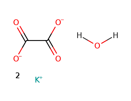 Molecular Structure of 6487-48-5 (Potassium oxalate monohydrate)