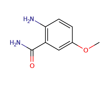 Molecular Structure of 1882-71-9 (2-Amino-5-methoxybenzamide)