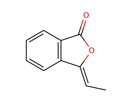 Molecular Structure of 4767-62-8 (1(3H)-Isobenzofuranone, 3-ethylidene-, (3Z)-)