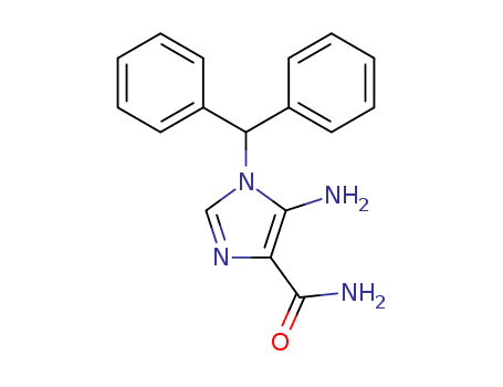 1H-Imidazole-4-carboxamide, 5-amino-1-(diphenylmethyl)-
