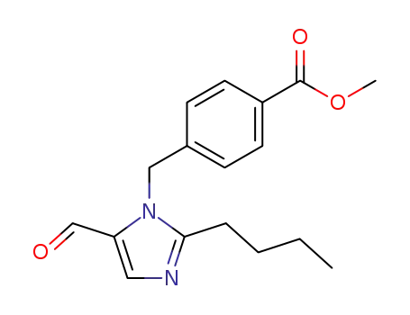 2-n-butyl-1-[(4-carbomethoxyphenyl)methyl]-1H-imidazol-5-carboxaldehyde