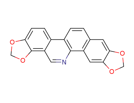 1, 3-Dioxolo[i][1,3]dioxolo[4,5]benzo[1,2-c]phenanthridine cas  522-30-5