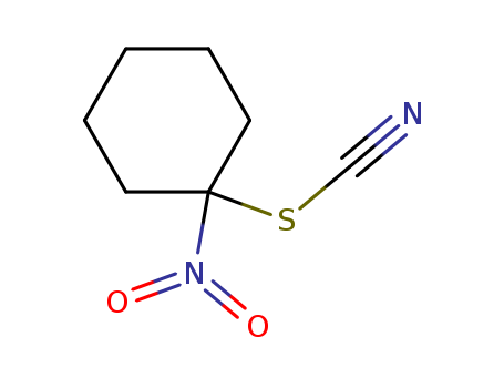 Thiocyanic acid, 1-nitrocyclohexyl ester