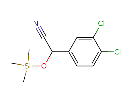 2-(3,4-dichlorophenyl)-2-((trimethylsilyl)oxy)acetonitrile