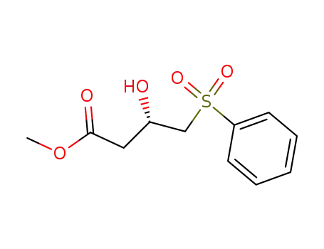 (S)-4-Benzenesulfonyl-3-hydroxy-butyric acid methyl ester