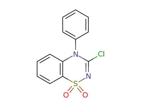 Molecular Structure of 107089-78-1 (3-chloro-4-phenyl-4H-1,2,4-benzothiadiazine 1,1-dioxide)