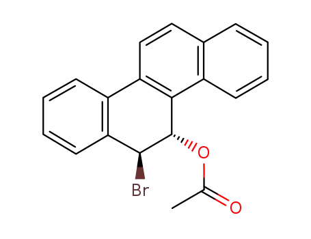 trans-5-acetoxy-6-bromo-5,6-dihydrochrysene