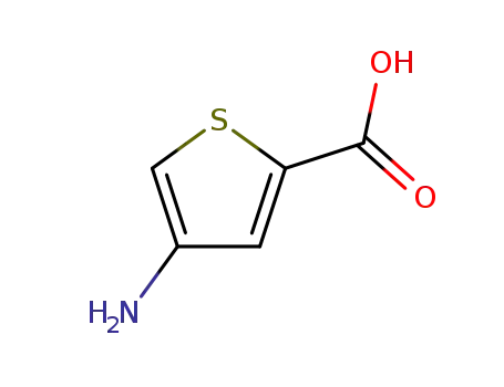 Molecular Structure of 89499-38-7 (4-AMINOTHIOPHENE-2-CARBOXYLIC ACID)