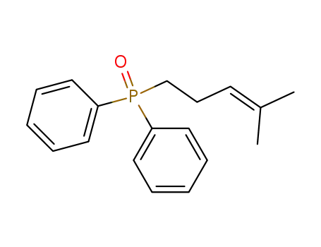 Molecular Structure of 86105-38-6 ((4-methyl-3-penten-1-yl) diphenyl phosphine oxide)