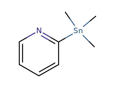 Molecular Structure of 13737-05-8 (TRIMETHYL(2-PYRIDYL)TIN)