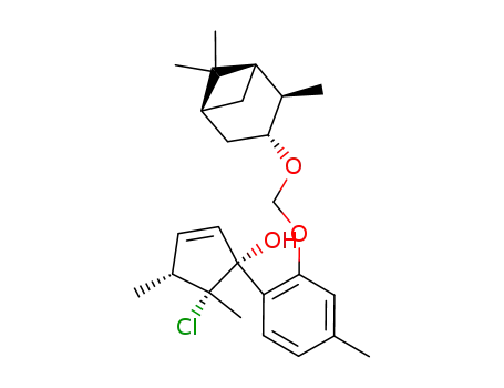 (1R,4R,5R)-5-Chloro-4,5-dimethyl-1-[4-methyl-2-((1R,2R,3R,5S)-2,6,6-trimethyl-bicyclo[3.1.1]hept-3-yloxymethoxy)-phenyl]-cyclopent-2-enol