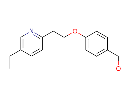 4-[2-(5-Ethyl-2-pyridinyl)ethoxy]benzyaldehyde