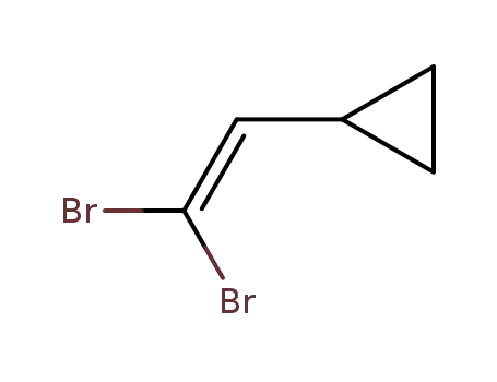Molecular Structure of 122244-78-4 (1-(2,2-DIBROMOETHENYL)CYCLOPROPANE)