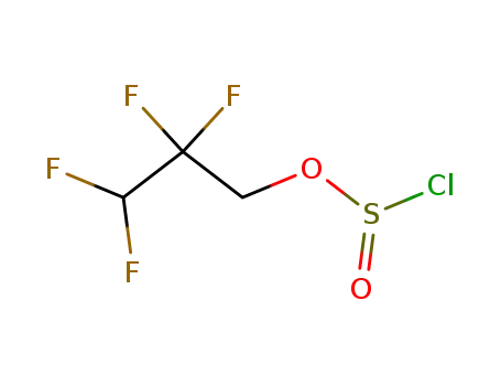 Molecular Structure of 110920-07-5 (Chlorosulfurous acid, 2,2,3,3-tetrafluoropropyl ester)