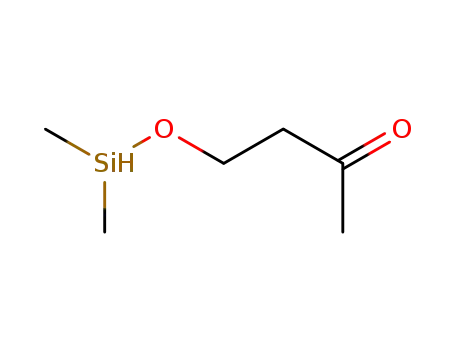 Molecular Structure of 141859-92-9 (2-Butanone, 4-[(dimethylsilyl)oxy]-)