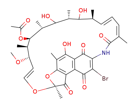 Molecular Structure of 57375-25-4 (3-BroMorifaMycin S)