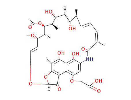 Rifamycin, 4-O-(carboxymethyl)-
