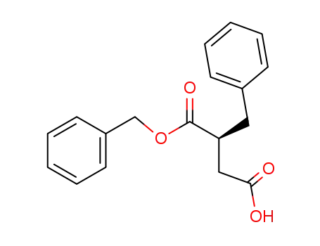 Molecular Structure of 140903-48-6 (Butanedioic acid, (phenylmethyl)-, 1-(phenylmethyl) ester, (S)-)