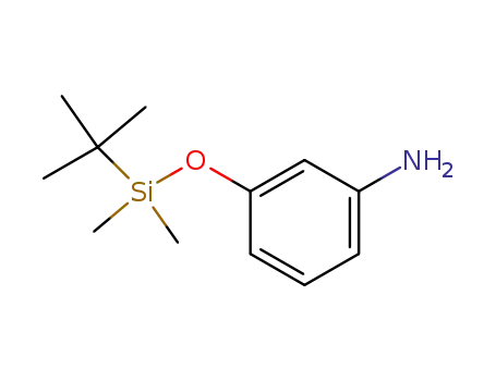 Molecular Structure of 121942-75-4 (Benzenamine, 3-[[(1,1-dimethylethyl)dimethylsilyl]oxy]-)