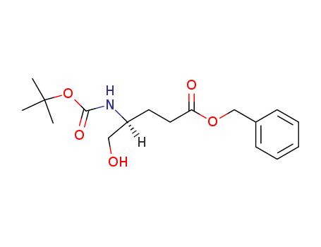 Pentanoic acid, 4-[[(1,1-dimethylethoxy)carbonyl]amino]-5-hydroxy-, phenylmethyl ester, (S)-(79069-62-8)