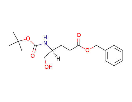 Pentanoic acid, 4-[[(1,1-dimethylethoxy)carbonyl]amino]-5-hydroxy-, phenylmethyl ester, (S)-