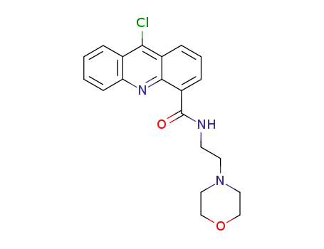 Molecular Structure of 646072-61-9 (4-Acridinecarboxamide, 9-chloro-N-[2-(4-morpholinyl)ethyl]-)