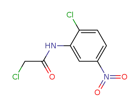Molecular Structure of 108086-37-9 (2-CHLORO-N-(2-CHLORO-5-NITROPHENYL)ACETAMIDE)