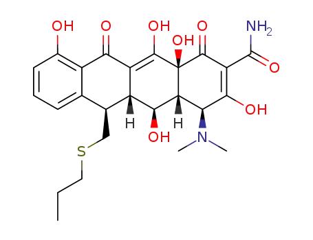 13-(propylthio)-5-hydroxy-6-α-deoxytetracycline