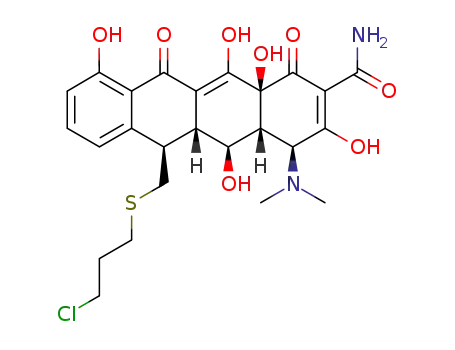13-(3-chloropropylthio)-5-hydroxy-6-α-deoxytetracycline