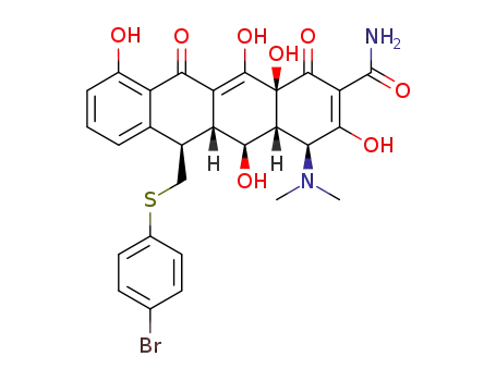 13-<(4-bromophenyl)thio>-5-hydroxy-6-α-deoxytetracycline