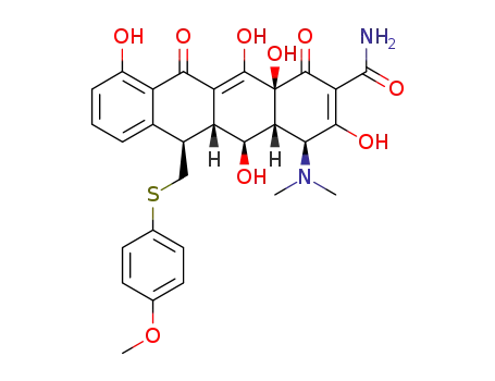 13-<(4-methoxyphenyl)thio>-5-hydroxy-6-α-deoxytetracycline