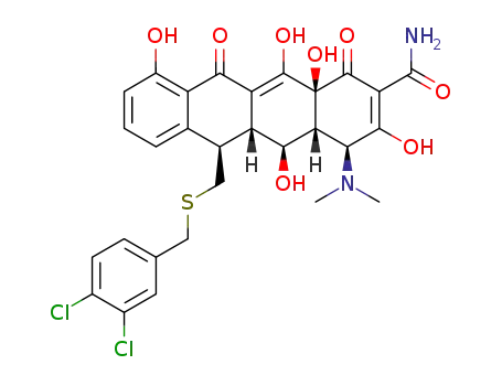 13-<(3,4-dichlorobenzyl)thio>-5-hydroxy-6-α-deoxytetracycline