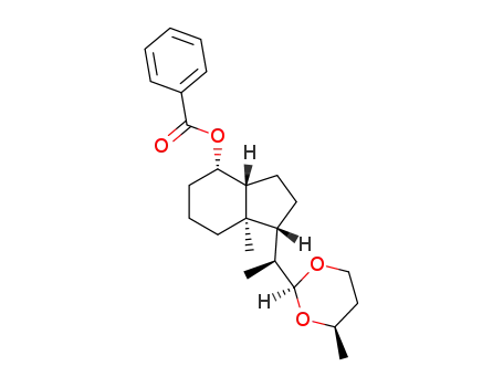 (20S)-des-A,B-8β-(benzoyloxy)-20-<(2'S,4'R)-4'-methyl-1',3'-dioxan-2'-yl>pregnane