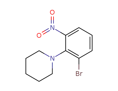 1-(2-Bromo-6-nitro-phenyl)-piperidine