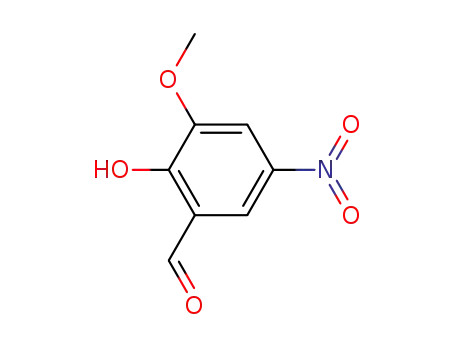 Molecular Structure of 17028-61-4 (2-HYDROXY-3-METHOXY-5-NITROBENZALDEHYDE)